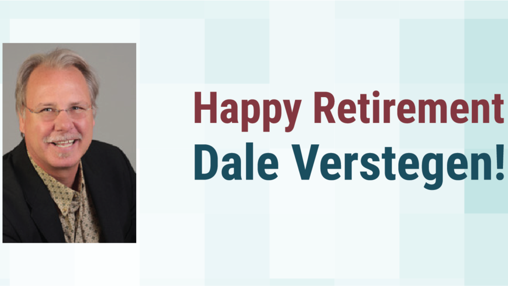 Happy Retirement Dale Verstegen