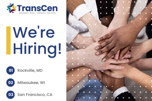 We're hiring in Rockville Maryland, Milwaukee Wisconsin, and San Francisco California.